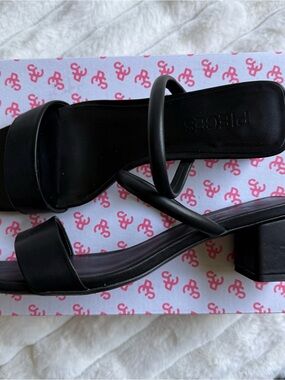 Black Block Heels